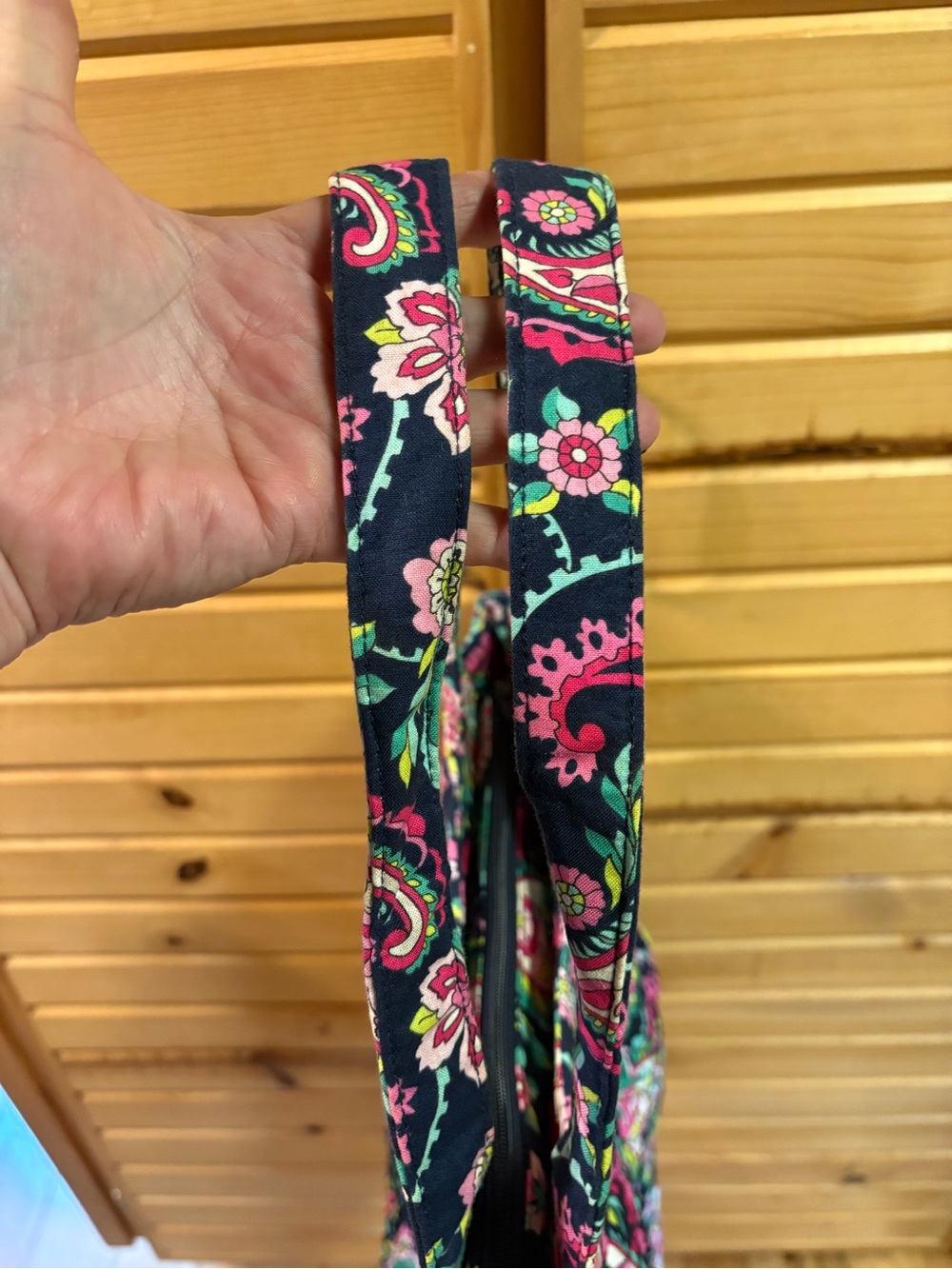 VERA BRADLEY PETAL PAISLEY TOTE BAG - Picture 11 of 14